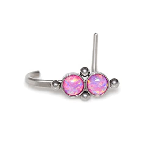 NellySteelPiercing Implant-Grade Titanium Nose Ring Stud