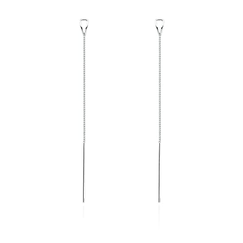 SLUYNZ Sterling Silver Chain Threaders, Tassel