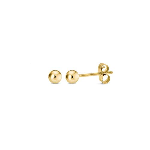 KEZEF 14K Gold-Filled Ball Studs, 3mm