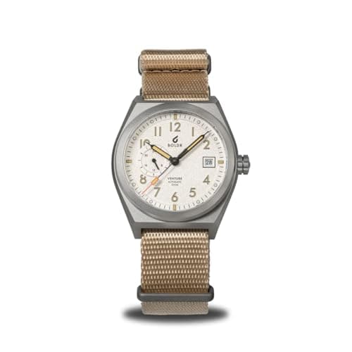 BOLDR Venture Automatic, 38mm Titanium Case, Nylon Strap