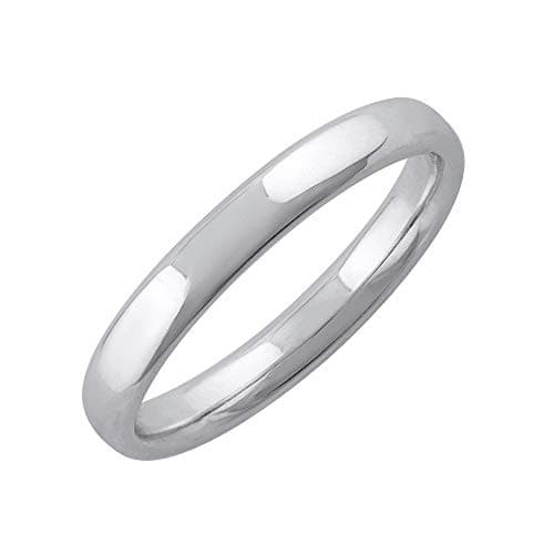 FINEROCK 950 Platinum Plain Band, 3.2mm