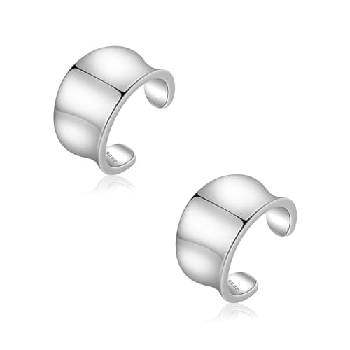 CHIC & ARTSY Sterling Silver Ear Cuff, adjustable