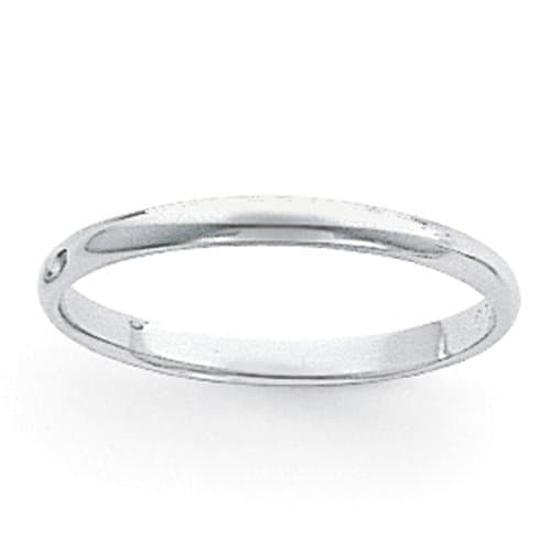 Jewelry Stores Network Solid 950 Platinum Comfort-Fit Band, 3mm