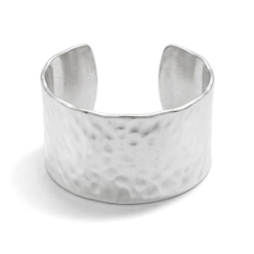 Hoops By Hand Sterling Silver Conch Cuff, 12mm
