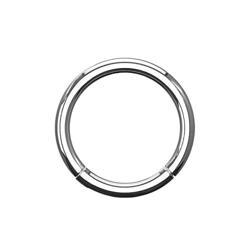 Satix Implant-Grade Titanium Hinged Segment Ring, 16G–20G