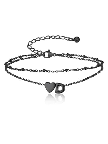 Suplight Waterproof Stainless Steel Layered Anklet