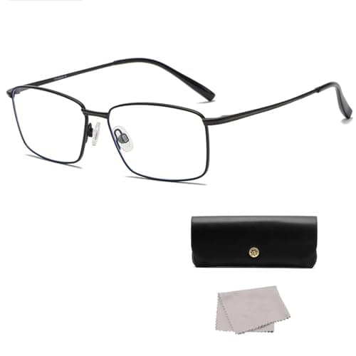Titanium Rectangular Blue-Light Readers