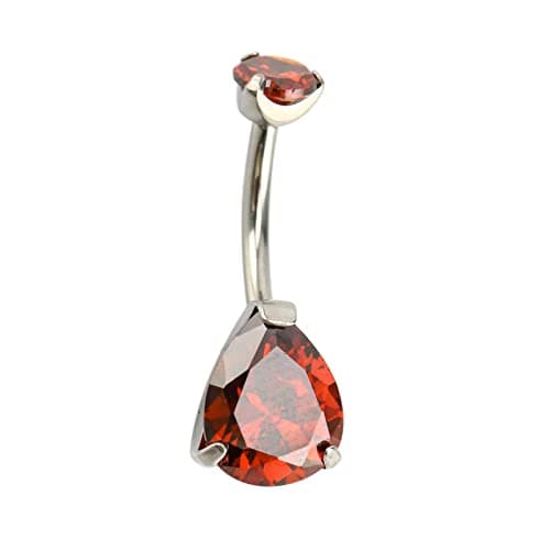 limerencia G23 Titanium Belly Button Ring, 14G