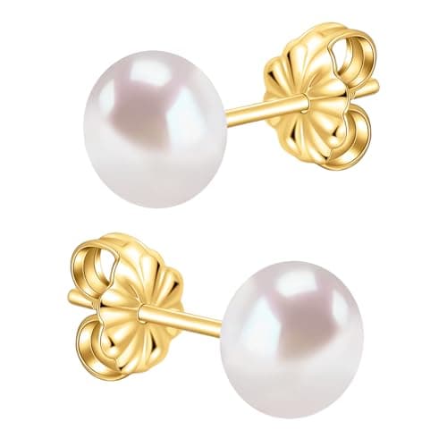 Limerencia Titanium Freshwater Cultured Pearl Earrings
