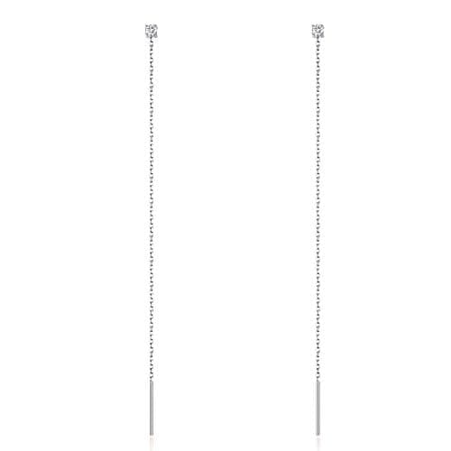 S.Leaf CZ Chain Threaders, 9cm