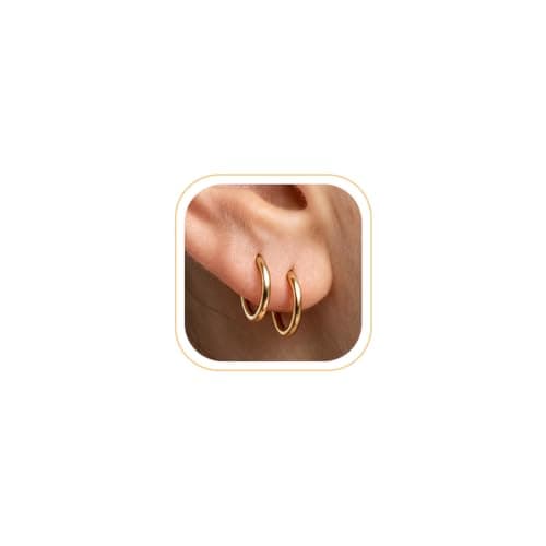 SPORCLO G23 Titanium Small Huggie Hoops
