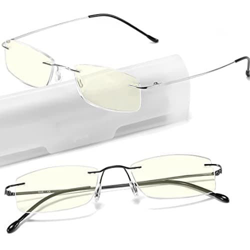touk Titanium Rimless Readers, 2 pack