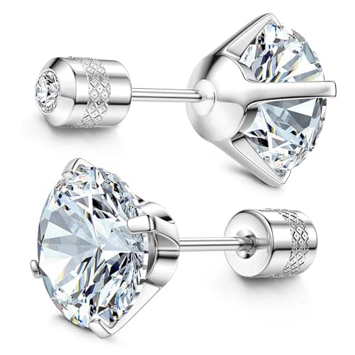 Titanium Stud Earrings, single pair
