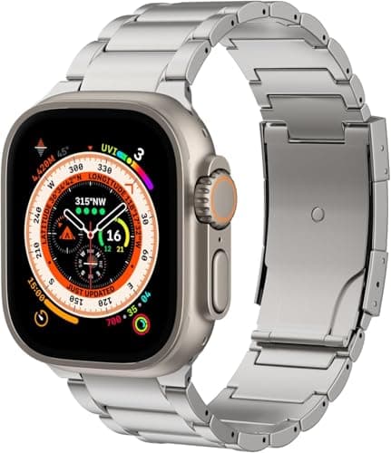 ZABUDUO Pure Titanium Apple Watch Band