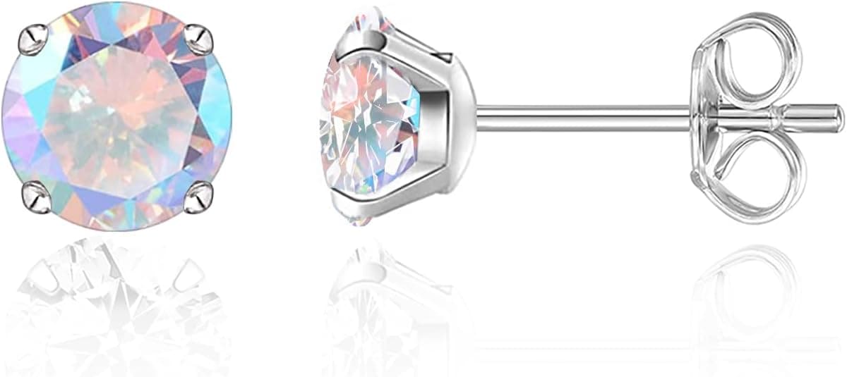 Limerencia F136 Titanium Birthstone CZ Studs