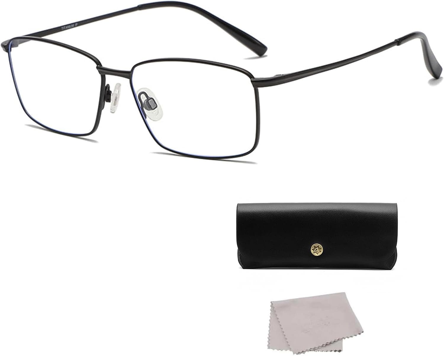 Titanium Rectangular Blue-Light Readers