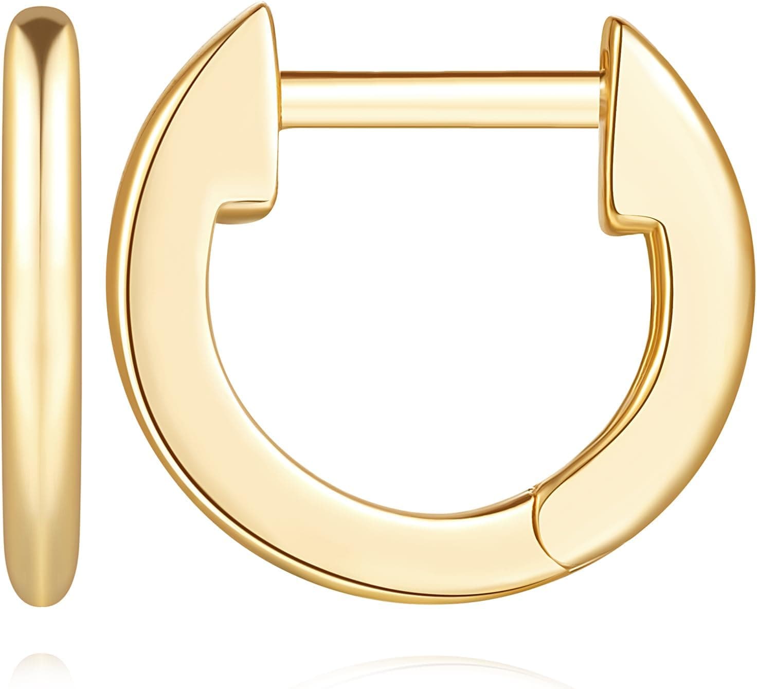 Kelli Myers 14K Gold Huggie Hoops