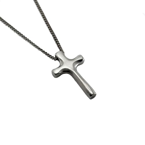 TITINK Solid Titanium Cross Pendant and Chain
