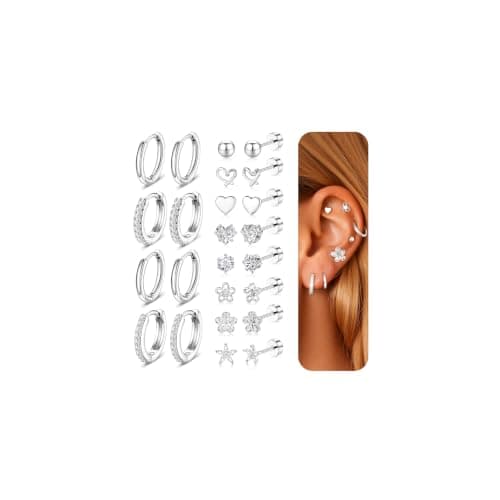 14k Gold-Plated Surgical Steel Flat-Back Set
