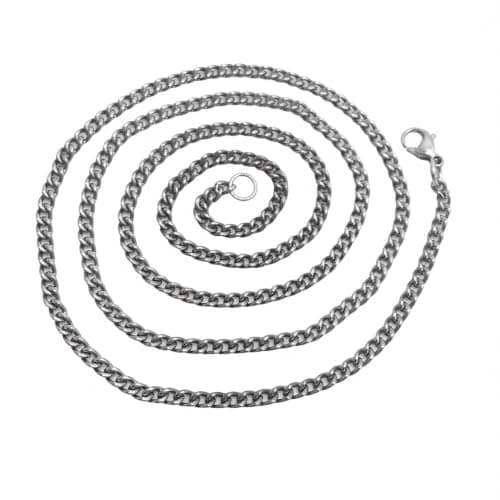 TIKING Pure Titanium Link Chain, 2.5–5.5mm