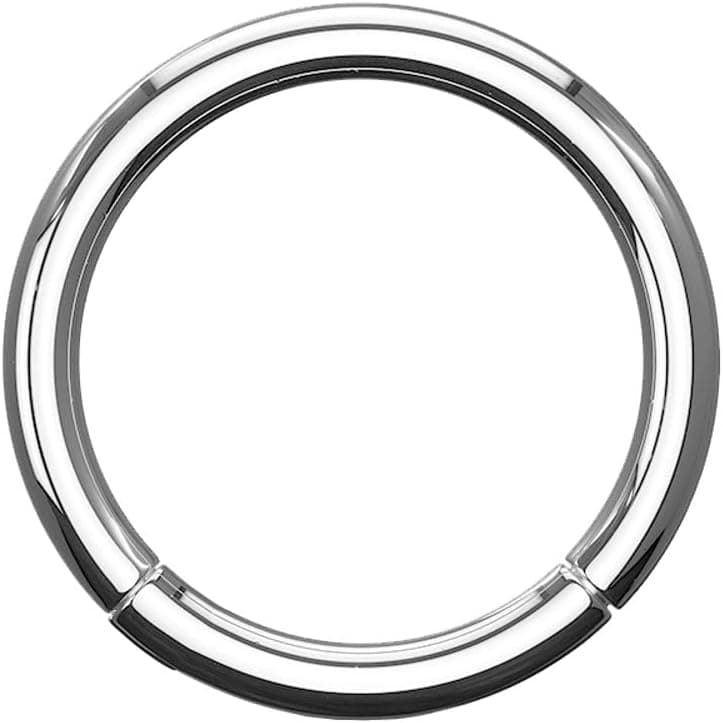 Satix Implant-Grade Titanium Hinged Segment Ring, 16G–20G